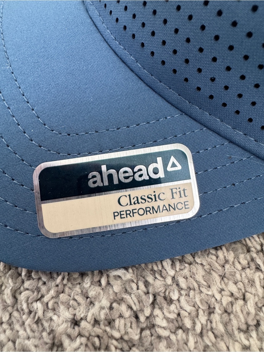 Ahead Southern California PGA Performance Adjustable Golf Hat Blue Classic Fit - Picture 3 of 7